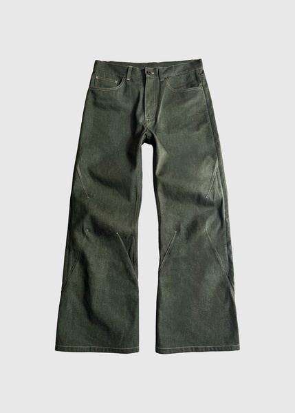 X-Dart Raw Denim in Sage – JUN ALYX
